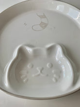 Load image into Gallery viewer, Cute Kitty Sauce Grid Plate, Ceramic
